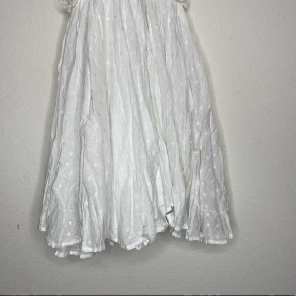 Place Nationale La Vernette Strappy White Bridal Sun Mini Dress NWT - Picture 5 of 16